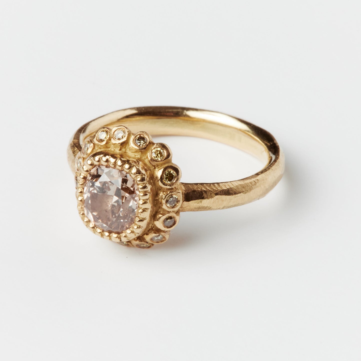 Champagne diamond ring