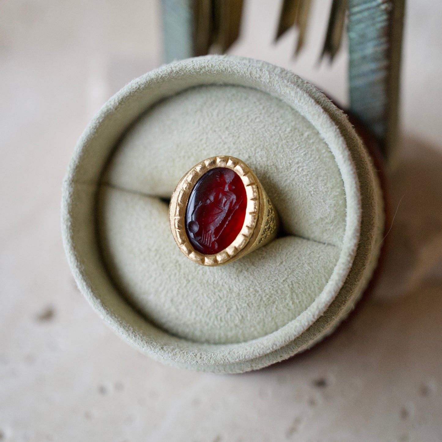 Italian intaglio ring